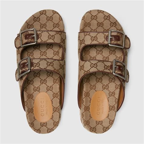 gucci mens sandals with strap|men's gucci slides size 13.